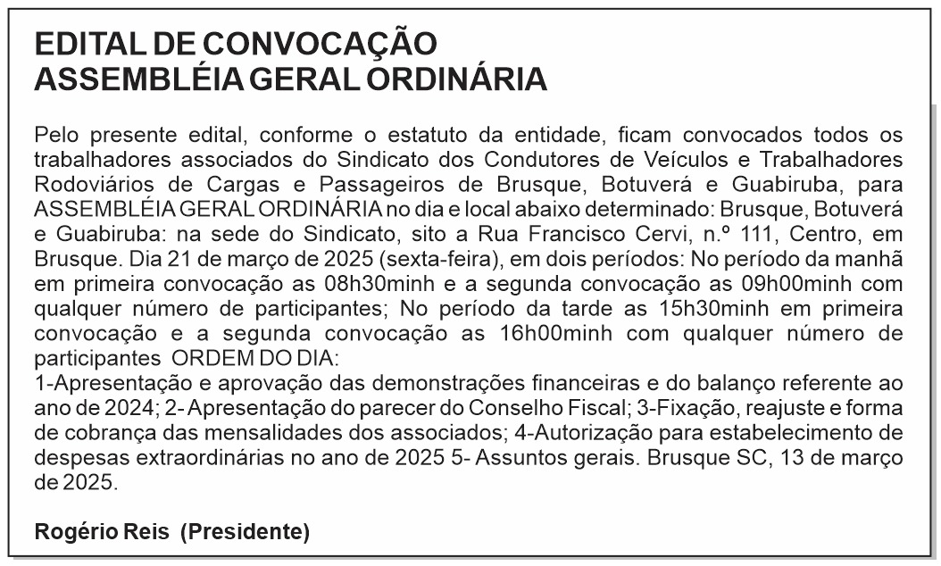 Assembleia Extraordinaria